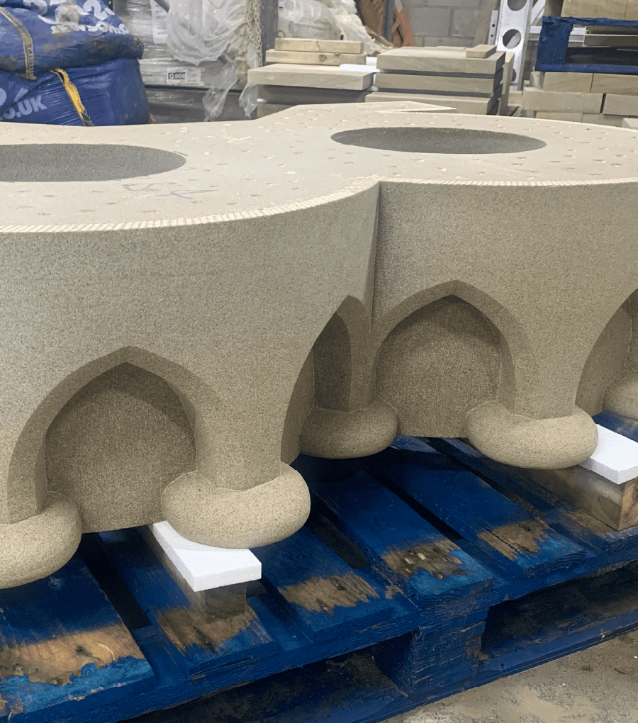 Lyons Stonework's heritage banker masons and stonemasons restoring historic stone structures with precision and craftsmanship.